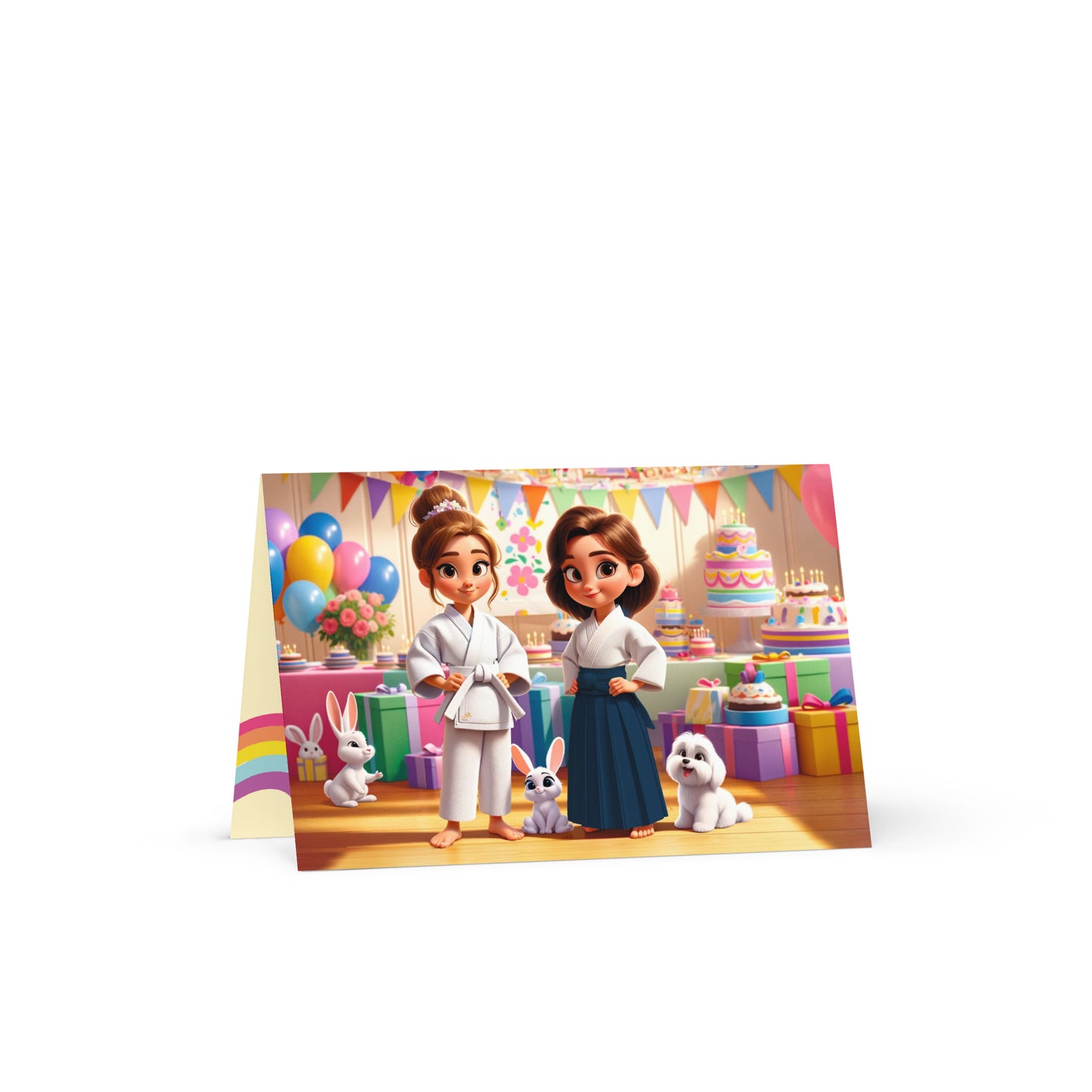Aikido birthday card | Girls